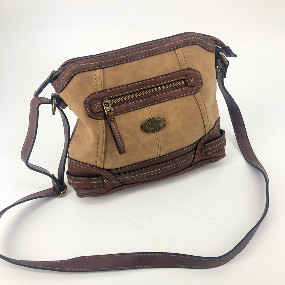 b.o.c. Born Of Concept crossbody tan and brown bag